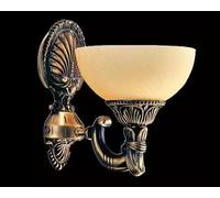 Applique murale Applique murale Lustre Lampe murale Beige Verre Or