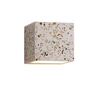 Applique murale, Appliques murales, applique murale en terrazzo, dispositif d'éclairage carré LED d'intérieur créatif moderne, compatible avec bar, salon, chambre, salle à manger, couloir, escaliers,