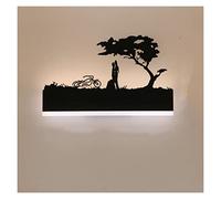 applique murale, appliques romantiques, abat-jour en acrylique, luminaire à l'envers, chaud et froid, compatible avec les lumières d'animaux de chevet du salon ac110 260v, éclairage de vanité