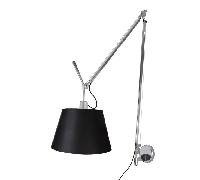 Applique Murale Artemide Tolomeo Mega Abat Abat-jour Noir 32 cm