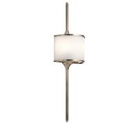 Applique Murale Arya Salle de Bain IP44 En Étain B : 20cm Éclairage Art Lampe