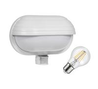 Applique murale avec capteur PIR, max. 60W, 180°, MCE33 W + ampoule LED Maclean
