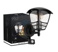 Applique murale avec détecteur de mouvement PIR IMMA EDO BLACK E27 noir IP44 EDO Garden Line
