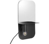 Applique murale avec miroir intégré Plate Noir Noir G