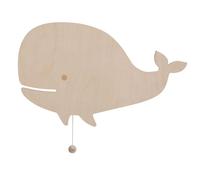 Baby's Only - Applique murale baleine Wonder - Marron - 23x38 cm