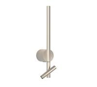 Applique Murale Baton en Nickel Mat