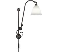 Applique Murale Bestlite BL5 en Laiton Noir et Porcelaine