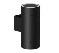 Applique murale BIDO pour extérieur IP44 up/downlight noir mat rond 2x GX53