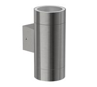 Applique murale BIDO pour l'extérieur IP44 up/downlight aluminium mat rond 2x