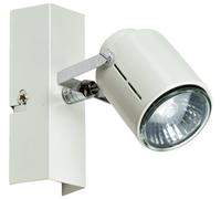 Applique murale Blanc 1 Spot orientable inclinable 42W GU10 Luminaire design