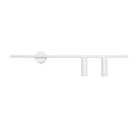 Applique Murale Blanche 80 Cm Longue Métal 2X GU10 Downlight Salon