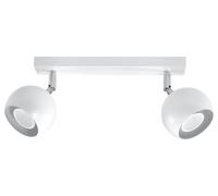 Applique Murale Blanche L:30Cm Rétro FAVONIA Spot Plafonnier Lampe Salon Bureau