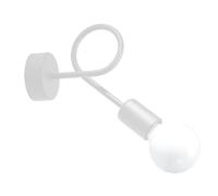Applique murale blanche minimaliste LOOP 1xE27 15W SL.1430 Sollux Lighting