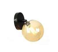 Applique Murale Boule de Verre de 11,9 cm, Applique Murale moléculaire en Forme de Globe Magique, luminaire décoratif d'intérieur Style Milieu de siècle, pour Restaurant, Salon, Salle de Bain, Miroir