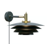Applique murale BRETAGNE métal gris IP20 G9 - Nordlux, Intérieur