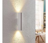 Applique murale Brinja Arcchio, dimmable, blanc, Couloir, Aluminium, Moderne, Applique Murale