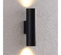 Applique murale Brinja Arcchio, dimmable, noir, Couloir, Aluminium, Moderne, Applique Murale