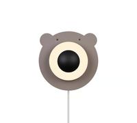 Applique murale BRUNABEAR chambre des enfants métal marron IP20 E14 - Nordlux, Intérieur
