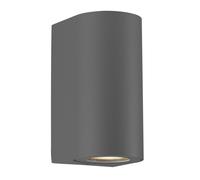 Applique murale CANTO MAXI 2 Aluminium Gris GU10 - Nordlux 49721010