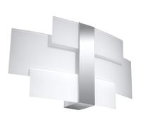 Sollux lighting Lighting Celia SL.0350 Applique murale en acier inoxydable Blanc