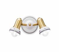 Applique Murale Céramique Métal B : 27 CM 2x E14 'Najmuddin Laiton Mur Lampe