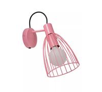 Applique Murale Chambre D'Enfant Rose B:15 Cm E27 Ludique Spot Lumière Fille