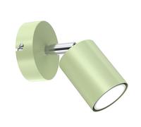 Applique Murale Chambre D'Enfants Vert Ø 8 CM Pivotant GU10 Métal Spot Lampe