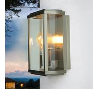 Applique Murale Classique Extérieure En Argent E27 60W H 25Cm Lampe De Jardin