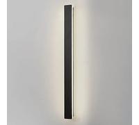 Applique Murale contemporaine à LED Noire - Design Fin et réglable avec Abat-Jour Blanc