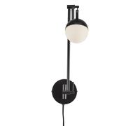 Applique murale CONTINA métal noir IP20 G9 - Nordlux, Intérieur