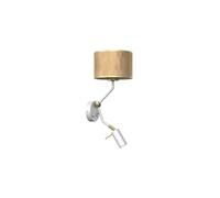 Applique murale CORK White/Cork 1xE27 + Mini GU10 MLP7516