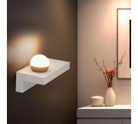 Applique Murale Couloir LED Bille Lampe de Salon Bêton Gris H 17,5 CM