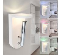 Applique Murale Couloir Lumière de Plâtre Verres Multicolore Blanc LED Mobile
