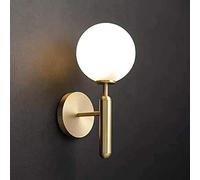 Applique Murale créative en Forme de Haricot Magique, Lustre Moderne en Boule de Verre pour Restaurant, Salon, Salle de Bain, Miroir, Phare de Nuit, E27, Applique Murale Noire, doré
