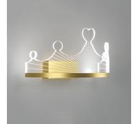 Applique Murale créative et Simple, luminaire Mural Moderne, Lampe Murale Queen Princess Kings, Applique Murale LED 6 W, éclairage Mural d'intérieur pour Chambre à Coucher, Chevet, Salon, Montage