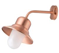 Applique Murale Cuivre Blanc en Laiton Verre Cour Haus Maritime E27 Samos Dehors