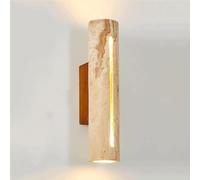 Applique Murale cylindrique en marbre, Style Vintage, luminaire de Style Ferme, idéal pour Une Cuisine, Une Salle à Manger, Une Chambre à Coucher, Un Salon, Une Base E26/E27