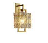 Applique Murale de Chevet Vintage En Laiton, Applique Murale Moderne En Verre Doré, Style Japonais, Simple, Culot E14, Veilleuse Pour Chambre À Coucher, Décoration D'Intérieur, Lampe Murale de Protect