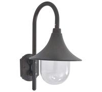Applique Murale de Jardin E27 42 cm Aluminium Blanc Lampe Éclairage vidaXL