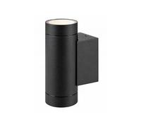 Markslojd Applique murale de jardin PIPE Noire 2 ampoules