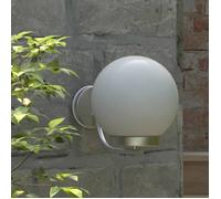 Applique murale de jardin VIDAXL - 32 cm - Acier inoxydable - Blanc