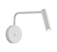 Applique Murale de Lecture pour Chambre à Coucher, Lampe Murale LED 3 W Moderne et Simple, câblée avec Interrupteur Marche/arrêt (3 températures de Couleur), luminaire Mural à Bras pivotant pour