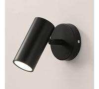 Applique murale de lecture réglable éclairage 1 lumières support mural de vanité de salle de bain, lampe en métal industrielle miroir avant décoration murale luminaire pour cuisine chambre, support de