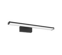 Applique murale de salle de bain LED Eglo 40 cm Noir 900lm IP44 Blanc froid
