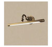 Applique Murale de Salle de Bain Vintage en cuivre, LED 8W 45CM, Style européen, idéale pour Chambre, Dressing ou Coiffeuse.