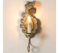 Applique Murale de Salon en Bois Blanc Antique, Style campagnard français, luminaire à LED Vintage pour Salle de Bain, Chambre à Coucher, Chevet, Couloir, galerie