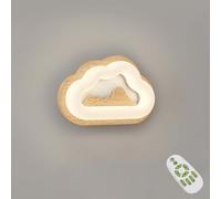 Applique Murale de Salon, Lampe d'intérieur LED Nuage, Lampe à intensité Variable, Lampe de Chevet 18 W, 3 températures de Couleur, Lampe de Lecture
