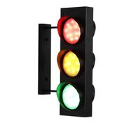 Applique Murale De Signalisation, Feux De Signalisation Décoratifs De Style Industriel, Panneaux De Signalisation For Voitures Et Piétons For Intérieur Et Extérieur(Double-sided with remote control)