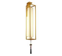 Applique Murale de Style Chinois, Abat-Jour en Tissu, luminaire décoratif pour Salon, Applique Murale E27, Lampe de Chevet pour Chambre à Coucher.