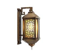 Applique Murale de Style Chinois Antique, Lampe Murale créative pour terrasse, Balcon, Porte, Applique Murale E27, Applique Murale d'extérieur étanche en Aluminium pour Jardin, ter